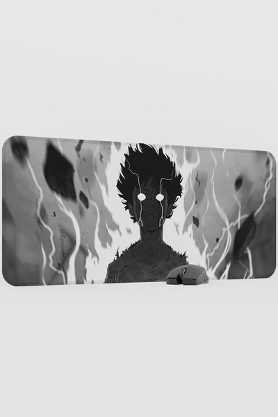 mousepad bastir Mob Psycho 100 Anime V1 - 90x40 XXL لوحة ماوس مطاطية للألعاب ...