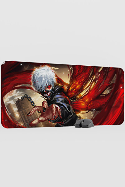 mousepad bastir Tokyo Ghoul Anime V4 - 90X40 XXL Gaming Rubber Non-Slip Base ...