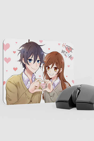 mousepad bastir حصيرة ماوس أنيمي هوريمييا V2 - 22×18 بوصة للألعاب مع قاعدة مط...