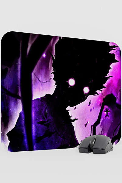 mousepad bastir Mob Psycho 100 Anime V3 - 48X40 XL لوحة ماوس مطاطية للألعاب غ...