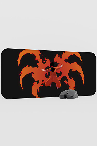 mousepad bastir Fire Force Anime V5 - 70x30 XL لوحة ماوس مطاطية للألعاب غير ق...