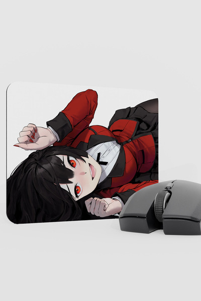 mousepad bastir Kakegurui Anime V4 - 22X18 وسادة ماوس مطاطية للألعاب غير قابل...