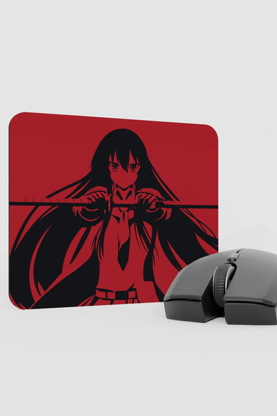 mousepad bastir Akame Ga Kill Anime V1 - 22X18 Gaming Rubber Non-Slip Base Mo...