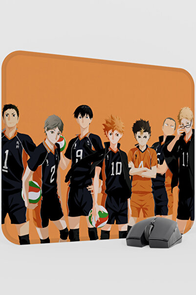 mousepad bastir لوحة ماوس هايكيو أنيمي V1 - مقاس 48×40 سم، قاعدة مطاطية كبيرة...