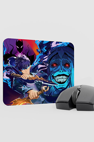 mousepad bastir Solo Leveling Anime V3 - 22X18 Gaming Rubber Non-Slip Base Mo...