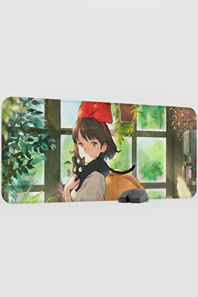 mousepad bastir kiki's delivery service Anime V4 - 90x40 XXL Gaming Каучук Не...