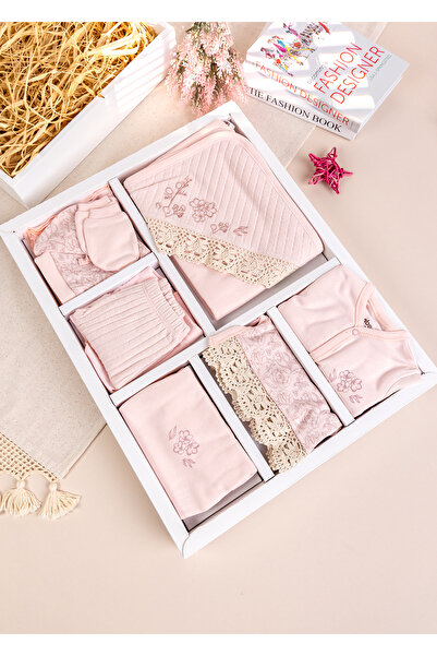 Babymod طقم أطفال حديثي الولادة مكون من 10 قطع من القطن بنسبة 100% مزين بالدا...