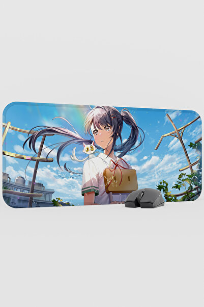 mousepad bastir Suzume Anime V3 - 70X30 XL Gaming Rubber Non-Slip Base Mouse ...