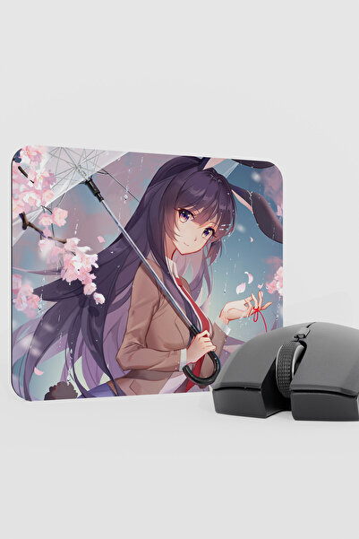 mousepad bastir Bunny Girl Senpai Anime V4 - 22X18 Gaming Rubber Non-Slip Bas...
