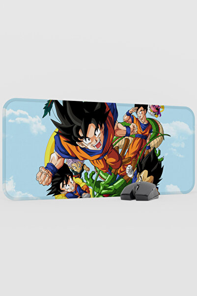 mousepad bastir Dragon Ball Anime V1 - 70x30 XL Gaming Rubber Anti-Slip Base ...