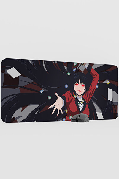 mousepad bastir Kakegurui Anime V2 - 90X40 XXL Gaming Rubber Non-Slip Base Mo...