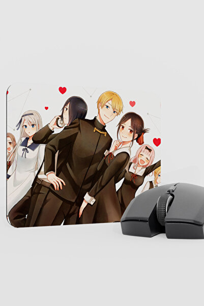 mousepad bastir Kaguya Sama Anime V4 - 22X18 Gaming Rubber Non-Slip Base Mous...
