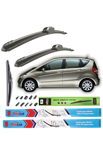 TEAMCAR Υαλοκαθαριστήρες Mercedes A-Class W169 (2004-2012) Πλήρες σετ