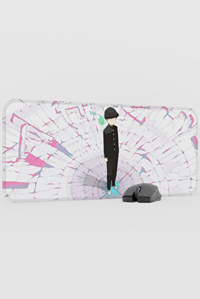 mousepad bastir Mob Psycho 100 Anime V2 - 70x30 XL لوحة ماوس مطاطية للألعاب غ...