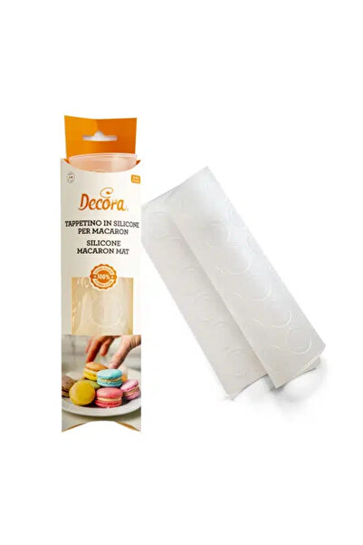 DECORA Silicone macaron mat, 30 x 40 cm, Ø2x3.5 cm, 48 cavities