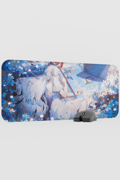 mousepad bastir Sousou no Frieren Anime V4 - 70x30 XL Gaming Kauçuk Kaymaz Ta...