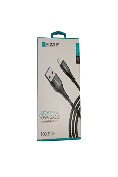 ADMOS كابل بيانات Lightning للشحن والمزامنة، طوله 1 متر، مصنوع من النايلون ال...