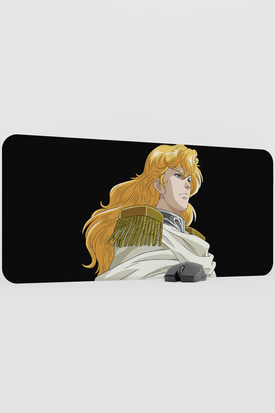 mousepad bastir Ginga Eiyuu Densetsu Anime V1 - 90x40 XXL لوحة ماوس مطاطية لل...