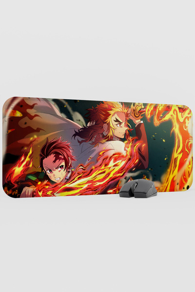 mousepad bastir لوحة ماوس أنيمي كيميتسو نو يايبا V5 - مقاس 70×30 سم، قاعدة مط...