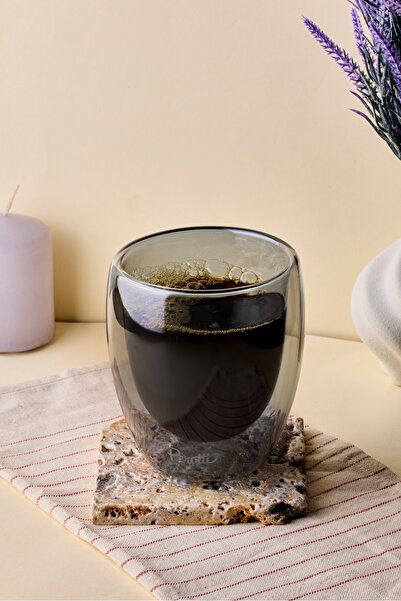 Perotti Cidar Smoked Double Wall Glass 300 ml