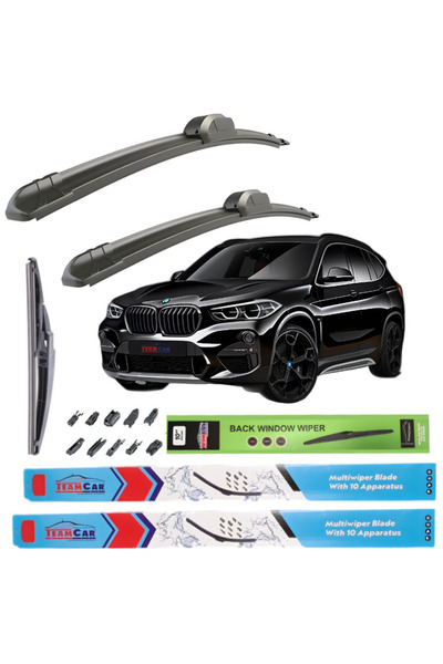 TEAMCAR ® Ștergătoare de parbriz BMW X1 U11 (2022–prezent) – Set complet față...