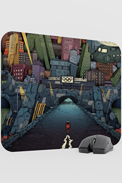 mousepad bastir Akira Anime V3 - 48X40 XL Gaming Rubber Non-Slip Base Mouse P...