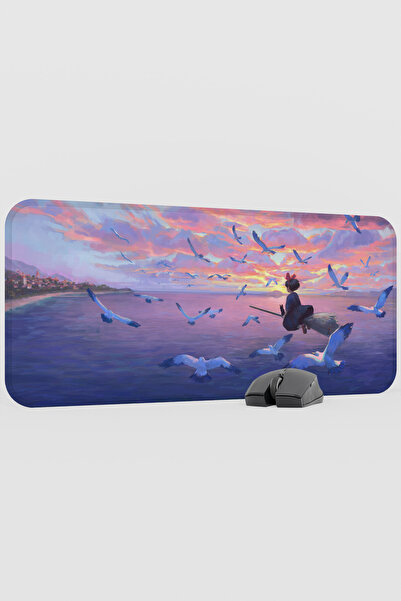 mousepad bastir Kiki's Delivery Service Anime V5 - 70X30 XL Gaming Rubber Non...