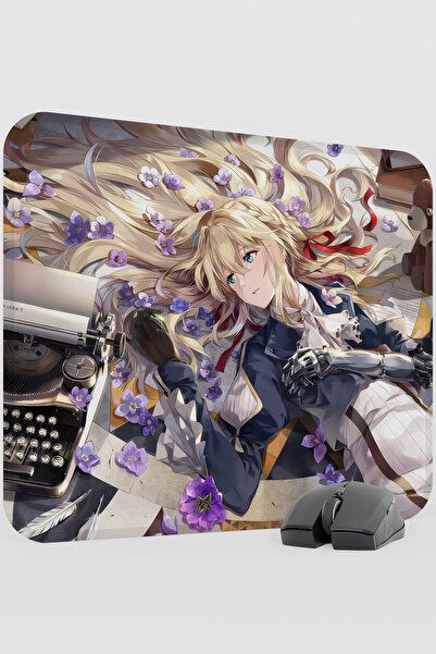 mousepad bastir Violet Evergarden Anime V4 - 48X40 XL Gaming Rubber Non-Slip ...