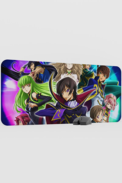 mousepad bastir لوحة ماوس كبيرة الحجم من Code Geass Anime V5 - مقاس 90×40 سم،...