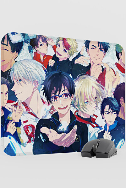 mousepad bastir Yuri on Ice Anime V4 - 48X40 XL Gaming Rubber Non-Slip Base M...