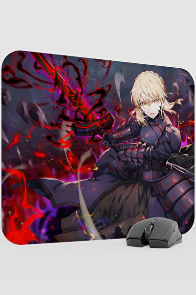 mousepad bastir Fate Anime V4 - 48X40 XL Gaming Rubber Non-Slip Base Mouse Pa...