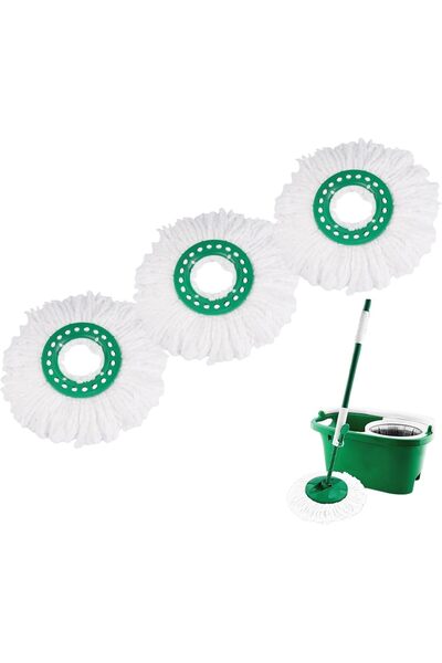 Zalcoon Spin Mop Replacement Heads Fit for Libman Tornado Spin Mop, Microfiber Mop Refills, Easy to Replace,