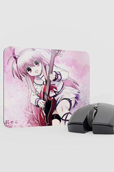 mousepad bastir Angel Beat S Anime V4 - 22X18 Gaming Rubber Non-Slip Base Mou...