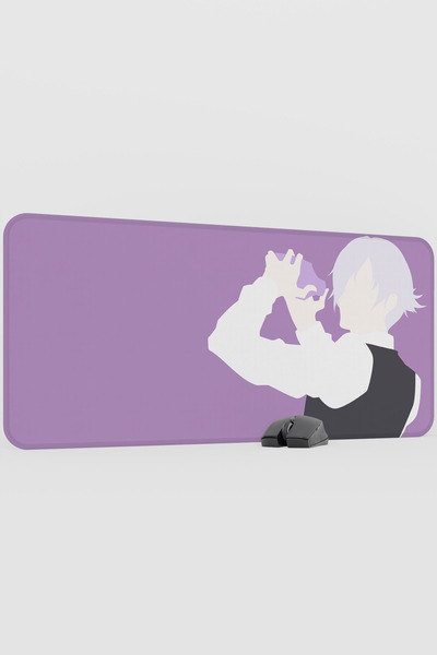 mousepad bastir لوحة ماوس كبيرة الحجم من المطاط غير القابل للانزلاق بتصميم أن...