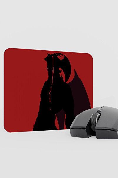 mousepad bastir Devilman Crybaby Anime V2 - 22X18 Ігрова гумова нековзна підс...