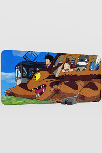 mousepad bastir Totoro Anime V4 - 90X40 XXL Gaming Rubber Non-Slip Base Mouse...