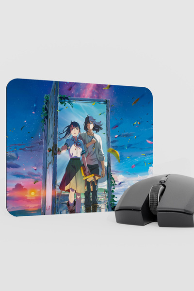mousepad bastir Suzume Anime V1 - 22X18 Gaming Rubber Non-Slip Base Mouse Pad...
