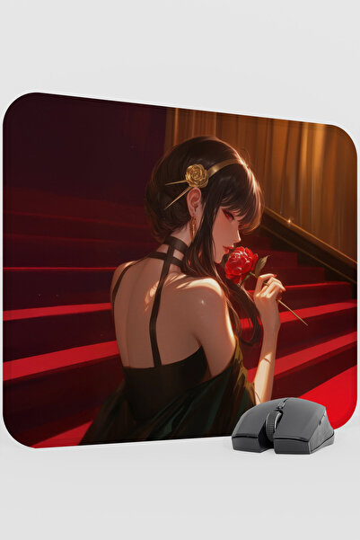 mousepad bastir Spy × Family Anime V5 - 48X40 XL Gaming Mouse Pad cu bază ant...