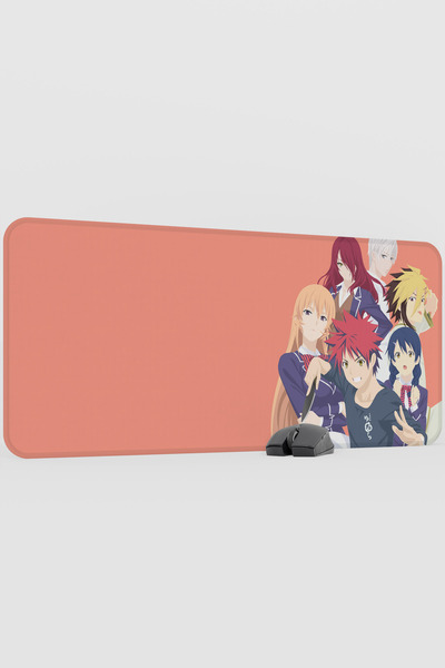 mousepad bastir Food Wars Anime V5 - 90x40 XXL Gaming Kauçuk Kaykay Mouse Pad...