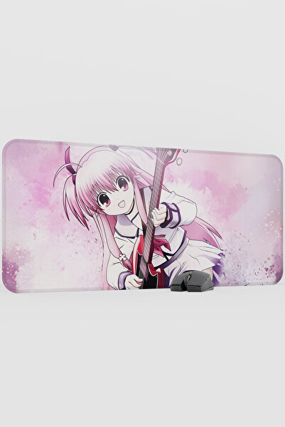 mousepad bastir Angel Beat S Anime V4 - 90X40 XXL Gaming Rubber Non-Slip Base...
