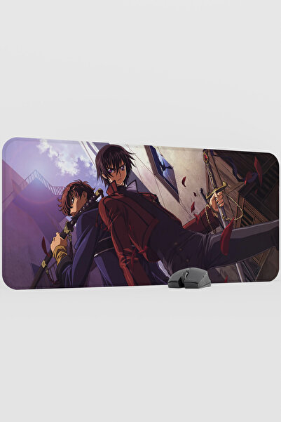 mousepad bastir Code Geass Anime V3 - 90x40 XXL Gaming Mouse Pad cu bază anti...