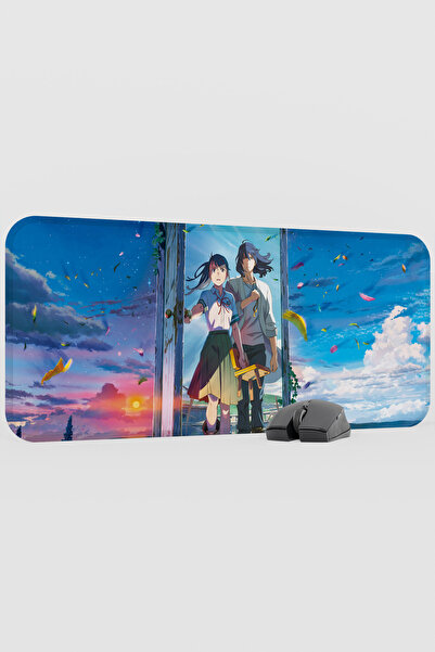 mousepad bastir Suzume Anime V1 - 70X30 XL Gaming Rubber Non-Slip Base Mouse ...