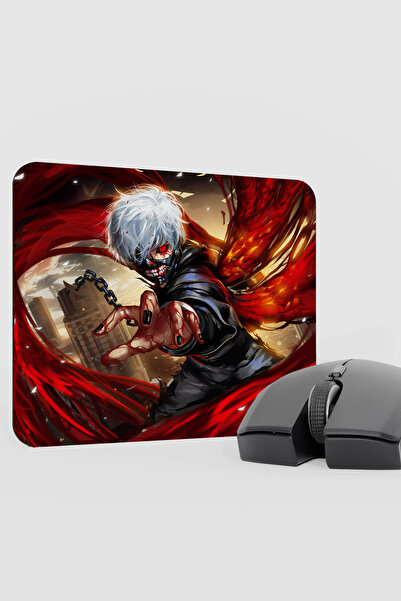 mousepad bastir Tokyo Ghoul Anime V4 - 22X18 Gaming Rubber Non-Slip Base Mous...