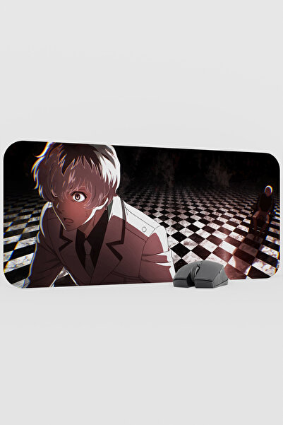 mousepad bastir Tokyo Ghoul Anime V3 - 70X30 XL Gaming Rubber Non-Slip Base M...