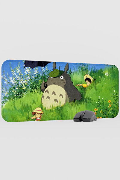 mousepad bastir Totoro Anime V5 - 70X30 XL Gaming Rubber Non-Slip Base Mouse ...