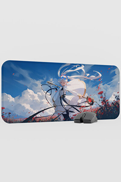 mousepad bastir Sousou no Frieren Anime V5 - 70x30 XL Gaming Kauçuk Kaymaz Ta...