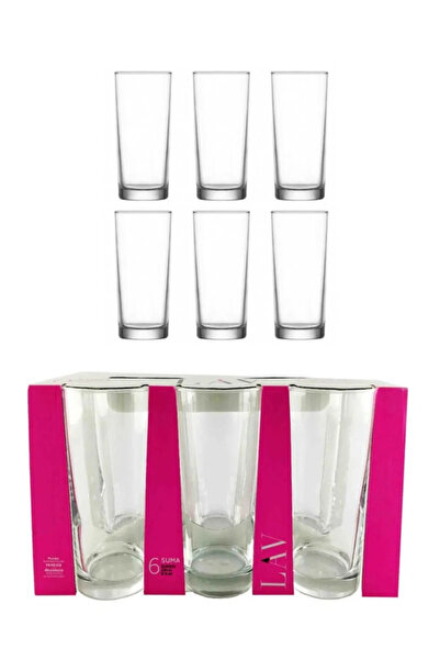 levent Lavsum330 6-Piece Glass Cup Set