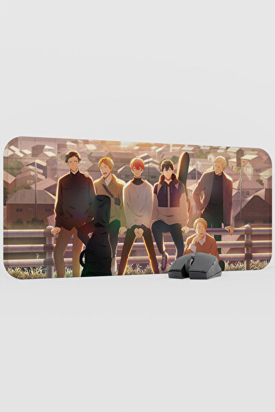 mousepad bastir لوحة ماوس كبيرة الحجم للألعاب مقاس 70×30 سم من المطاط غير الق...