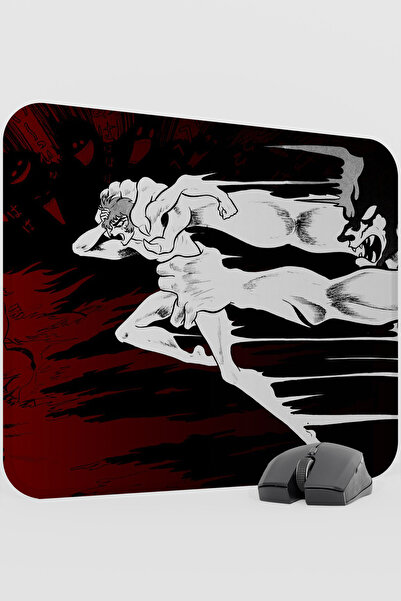 mousepad bastir لوحة ماوس ديفيلمان كرايبيبي أنيمي V4 - مقاس 48×40 سم، قاعدة م...