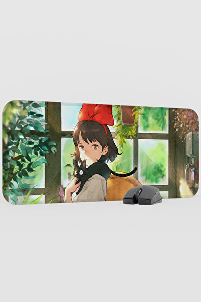mousepad bastir Kiki's Delivery Service Anime V4 - 70X30 XL Gaming Rubber Non...